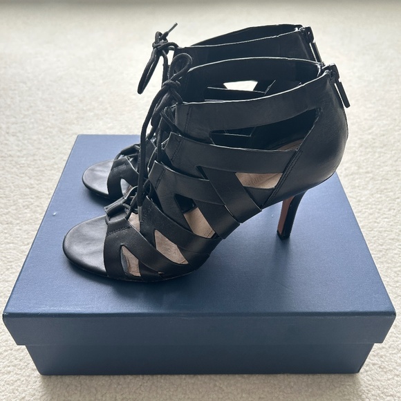 POUR LA VICTOIRE Camila Leather Sandals - Picture 2 of 9